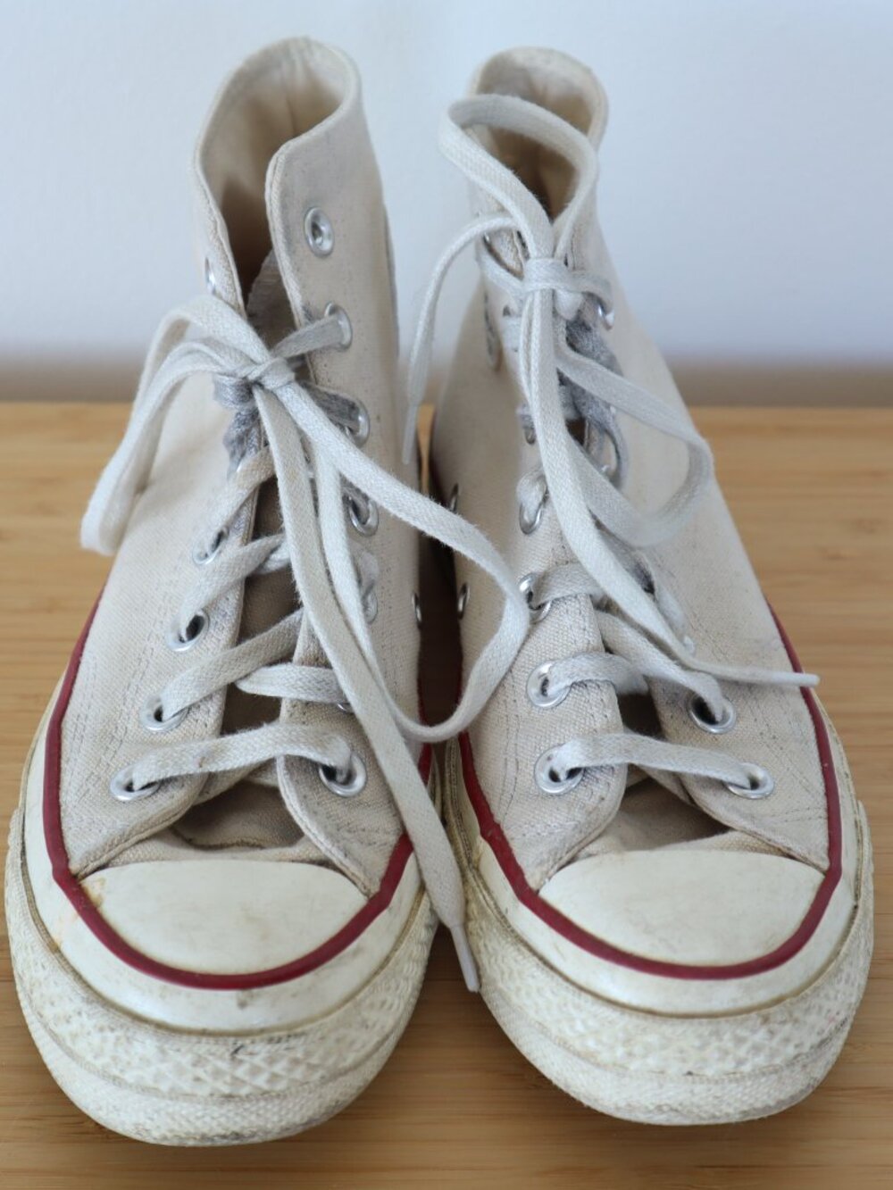White Converse High Tops, Women's Size 6
